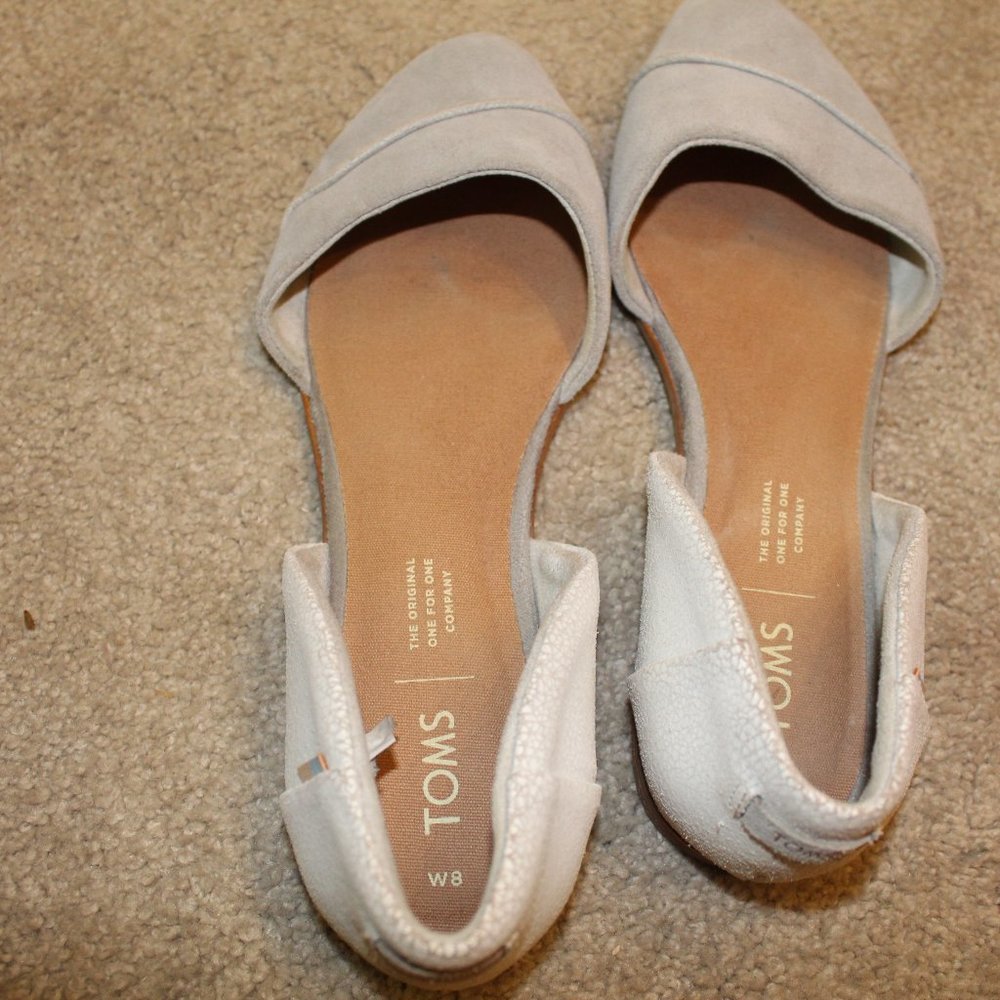 TOMS Jutti D'orsay Flats Size 8